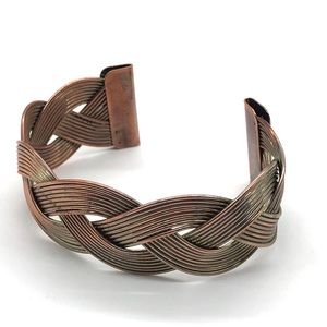 Braided Brass Bangle